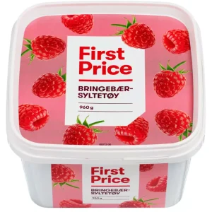 BRINGEBÆRSYLTETØY 960G FIRST PRICE