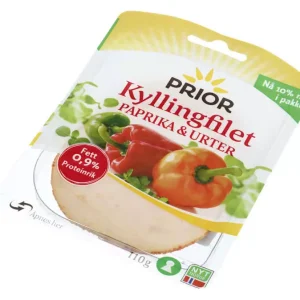 KYLLINGFILET PAPRIKA/URTER 110G PRIOR